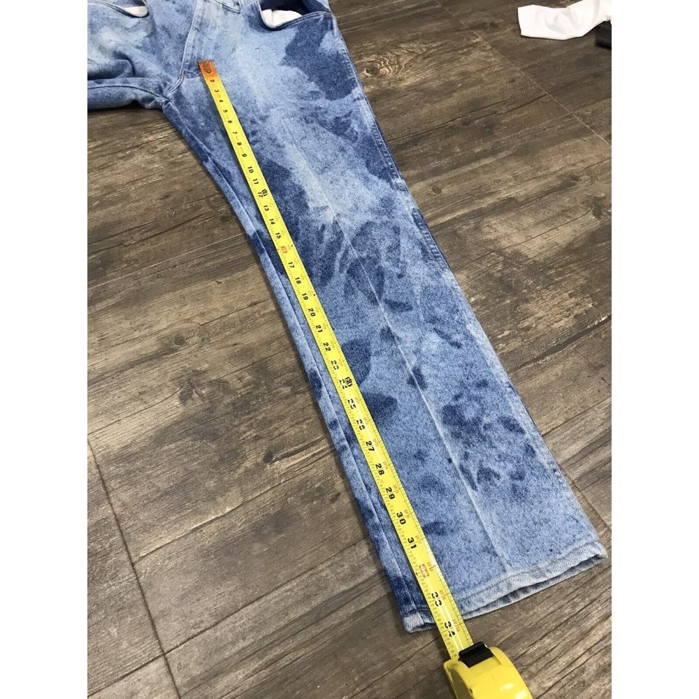 Vintage Wrangler Men Denim Jeans Made In USA NO SIZE TAG (36) Bleached - Picture 9 of 9